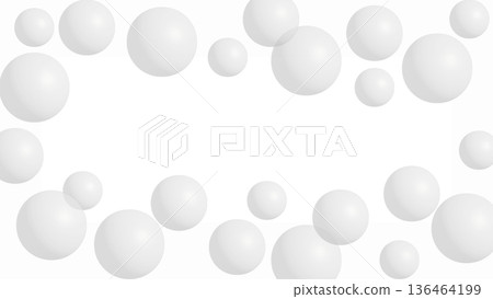 Bubbles or snowballs frame 136464199