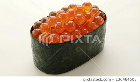 鮭魚籽溢出的軍艦卷 136464505