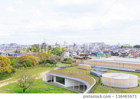 從觀景台上看到的播磨町景色 136465673