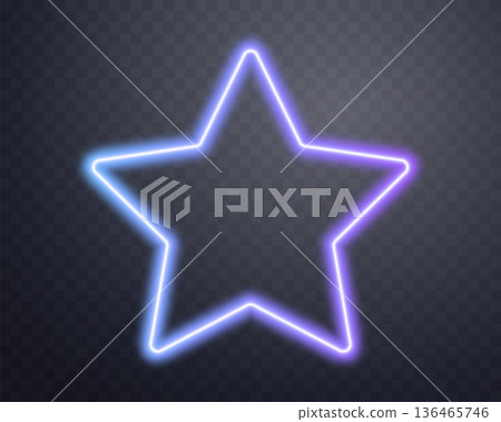 Glowing neon frame with glowing blue and purple light effects, futuristic portal gateway, vibrant and LED illumination border, abstract vector frame composition. Glowing neon frame with glowing blue and purple light effects, futuristic portal gateway, vibrant and LED illumination border, abstract vector frame composition. 136465746