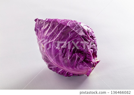Ripe organic natural Violet cabbage Ripe organic natural Violet cabbage 136466082