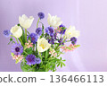 Tulip and flower arrangement 136466113