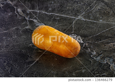 Ripe juicy yellow carrots roots Ripe juicy yellow carrots roots 136466279