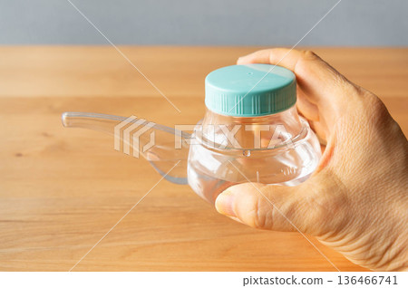 Water-filled drinking bottles, nursing care products Water-filled drinking bottles, nursing care products 136466741