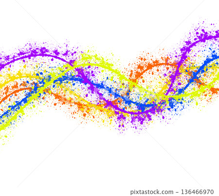 abstract colorful background with wave, rainbow abstract colorful background with wave, rainbow 136466970