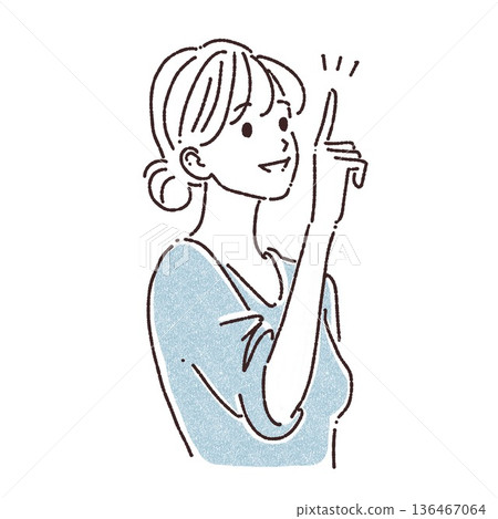 婦女和女孩插畫素材 婦女和女孩插畫素材 136467064