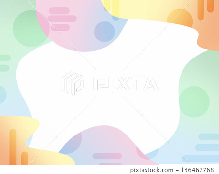 Colorful gradient abstract frame background Colorful gradient abstract frame background 136467768