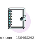 可作貼紙簿使用的透明活頁夾 136468292