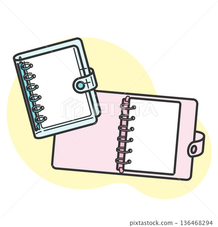 可作貼紙簿使用的透明活頁夾 136468294