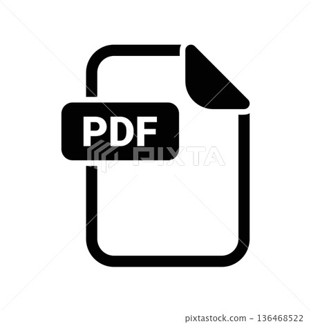 Simple black vector icon with a theme file Simple black vector icon with a theme file 136468522