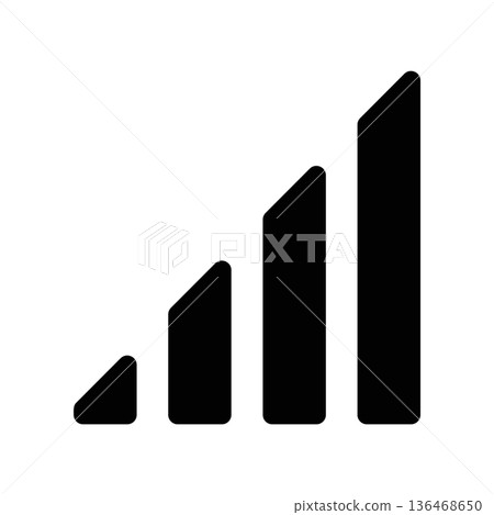 Simple black vector icon with a theme wireless connection Simple black vector icon with a theme wireless connection 136468650
