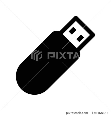Simple black vector icon with a theme wireless modem 136468655