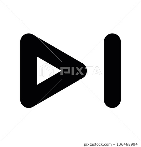 Play and Pause Button, Graphic 136468994