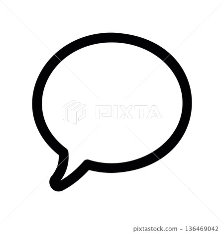 Comment icon, flat design, isolated Comment icon, flat design, isolated 136469042