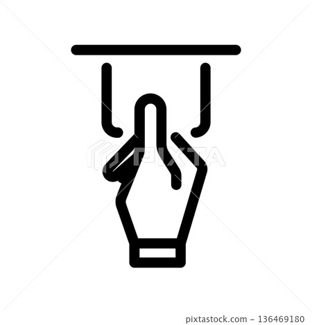 Simple vector icon bank card Simple vector icon bank card 136469180