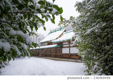 雪笠間市出雲大社 136469499