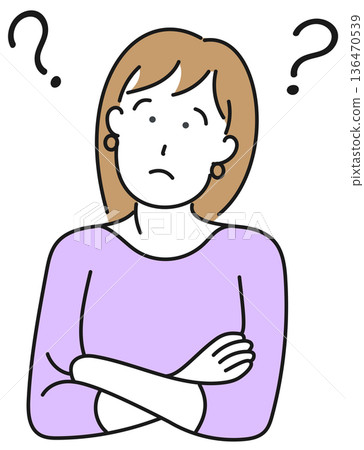 帶著疑問的年輕人 136470539