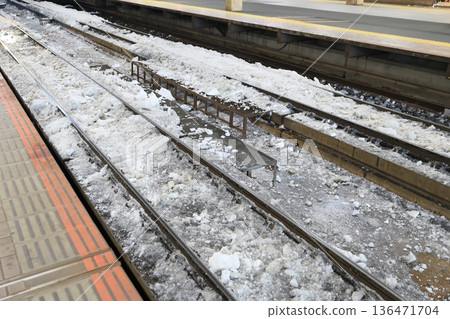 Snow cover Snow cover 136471704