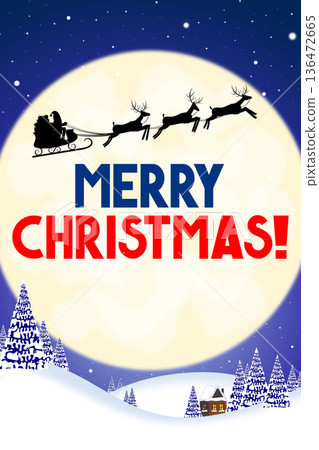 Christmas card - Merry Christmas! 136472665