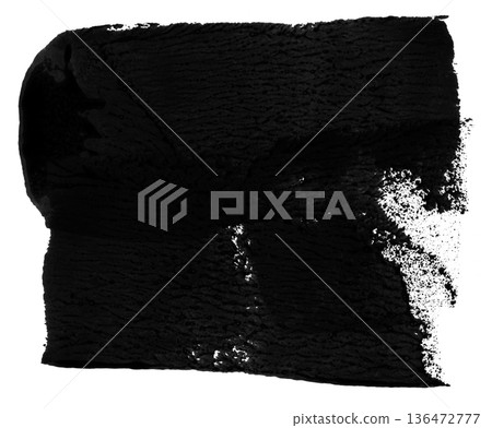 Hand-drawn brush strokes on a transparent background Hand-drawn brush strokes on a transparent background 136472777