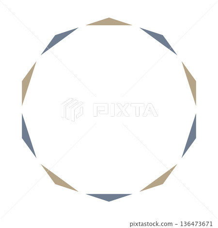 Japanese style frame design 136473671