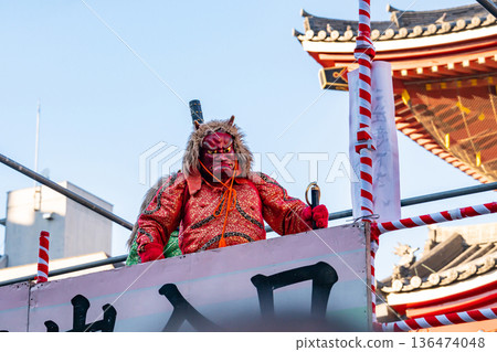 Setsubun Festival of Osu Kannon, Ogre Chasing Ceremony <Nagoya City, Aichi Prefecture> Setsubun Festival of Osu Kannon, Ogre Chasing Ceremony <Nagoya City, Aichi Prefecture> 136474048