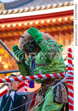Setsubun Festival of Osu Kannon, Ogre Chasing Ceremony <Nagoya City, Aichi Prefecture> Setsubun Festival of Osu Kannon, Ogre Chasing Ceremony <Nagoya City, Aichi Prefecture> 136474060