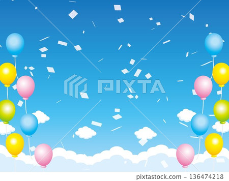 New Year, New Year's card, sky, cloud, frame, confetti, blue sky, zodiac, landscape, New Year, New Year, New Year, New Year's card, sky, cloud, frame, confetti, blue sky, zodiac, landscape, New Year, New Year, 136474218