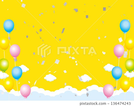 New Year, New Year's card, sky, cloud, frame, confetti, blue sky, zodiac, landscape, New Year, New Year, New Year, New Year's card, sky, cloud, frame, confetti, blue sky, zodiac, landscape, New Year, New Year, 136474243