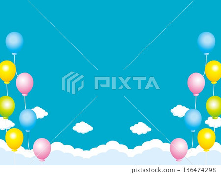 New Year, New Year's card, sky, cloud, frame, confetti, blue sky, zodiac, landscape, New Year, New Year, New Year, New Year's card, sky, cloud, frame, confetti, blue sky, zodiac, landscape, New Year, New Year, 136474298