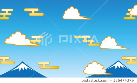 New Year, New Year's card, sky, cloud, frame, confetti, blue sky, zodiac, landscape, New Year, New Year, New Year, New Year's card, sky, cloud, frame, confetti, blue sky, zodiac, landscape, New Year, New Year, 136474379