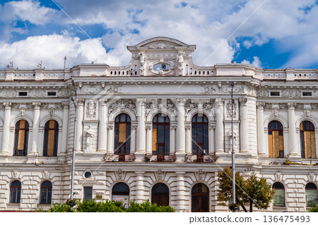 Cityscape and streets of Kharkiv in Ukraine 136475493