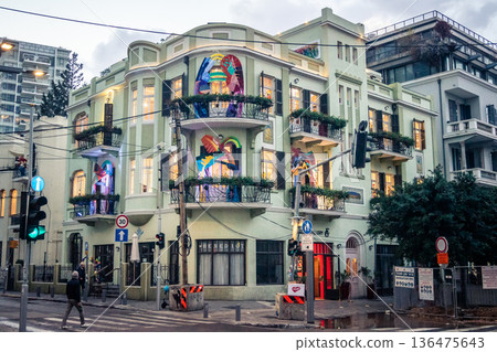 Cityscape and street view of Tel Aviv Cityscape and street view of Tel Aviv 136475643