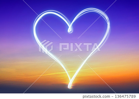 Heart shape - love concept 136475789