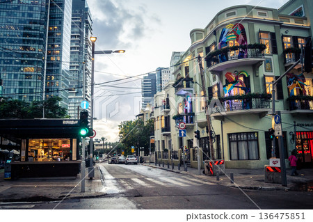 Cityscape and street view of Tel Aviv Cityscape and street view of Tel Aviv 136475851