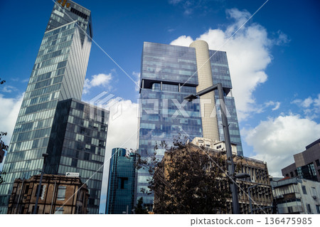 Cityscape and street view of Tel Aviv Cityscape and street view of Tel Aviv 136475985