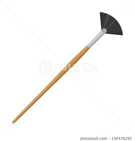 Fan Paint Brush Cartoon Vector Illustration Fan Paint Brush Cartoon Vector Illustration 136476295