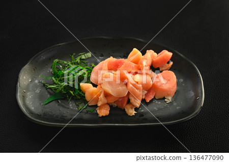 Black clam sashimi Black clam sashimi 136477090