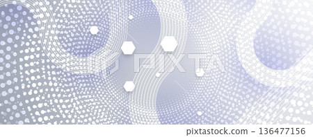 Cyber technology and science banner or header. Machine deep learning neural network Cyber technology and science banner or header. Machine deep learning neural network 136477156