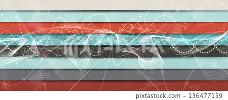 Cyber technology and science banner or header. Machine deep learning neural network Cyber technology and science banner or header. Machine deep learning neural network 136477159
