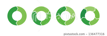 Cycle arrow/circulation diagram illustration Green/Eco Cycle arrow/circulation diagram illustration Green/Eco 136477316