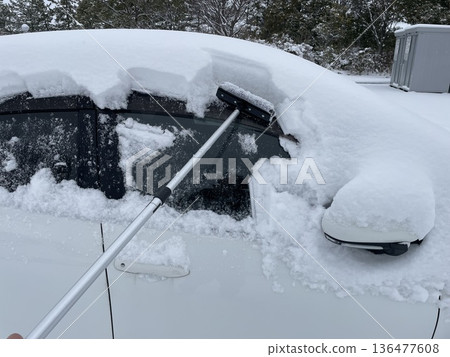 Snow removal 136477608