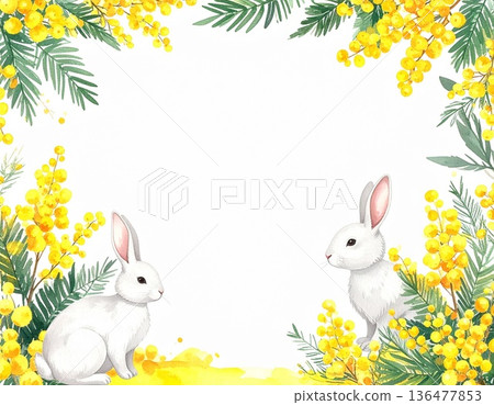 Cute spring frame Cute spring frame 136477853
