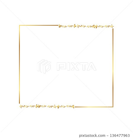 golden frame free design Elegant gold floral frame golden frame free design Elegant gold floral frame 136477963
