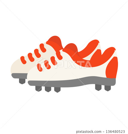 Track and field spike illustration Track and field spike illustration 136480523