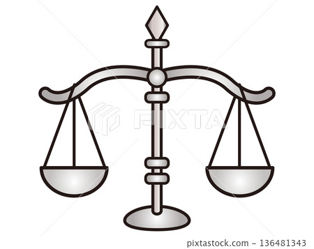 Simple balance illustration material 3 136481343