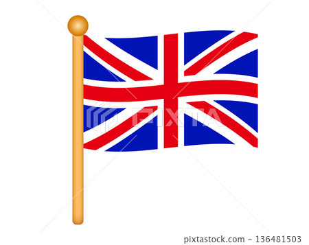 英國國旗插畫素材 6 136481503