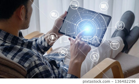 Predictive maintenance icons for industrial automation and smart factory Gist 136482296