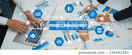 Effective Project Management Strategies and Tools for Successful Business Operations with Team Collaboration and Data Analysis. Amity 136482302