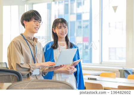Office and men Office and men 136482602